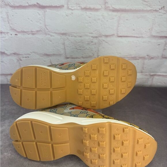 Gucci Mens Rython Multicolor Sneakers  GG Canvas 9 - Picture 11 of 14